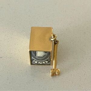 14kt. Yellow Gold Mad Money $1.00 Pendant Charm